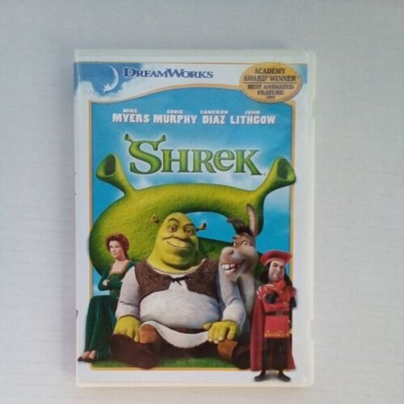 Dreamworks Shrek 1 & 2 DVD Lot Movies Shrek Donkey Fiona 2004 and 2006 - Picture 2 of 7